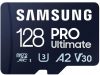 SAMSUNG SD kártya 128GB, PRO Ultimate olvasóval