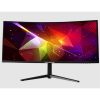 SHARK GAMING Monitor 34" - SG34-UWQ165 (VA, 3440x1440, 21:9, UWQHD, 165Hz, 300cd/m2, 1ms, 2xHDMI, 2xDP, Ívelt)