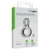 Belkin Secure Holder w Keyring - Airtag - 2 Pack - Black/White