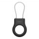 Belkin Secure Holder w Wire Cable - Airtag - Black