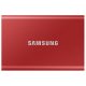 SAMSUNG SSD T7 external, USB 3.2, 2TB, Metallic Red