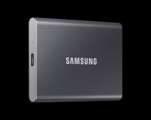 SAMSUNG SSD T7 external, USB 3.2, 4TB, Titan Grey