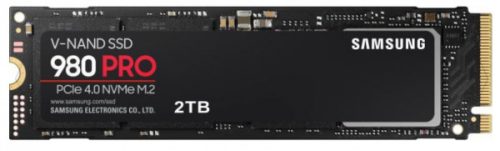 SAMSUNG SSD 980PRO, 2TB ; PCIe 4.0, NVMe M.2