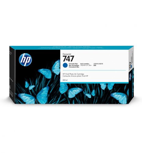 HP P2V85A Tintapatron ChromBlue 300ml kapacitás No.747 Akciós