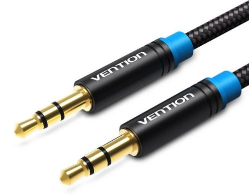 Vention 3.5mm jack/M ->  3.5mm jack/M,  (audio,szövet), 2m, kábel