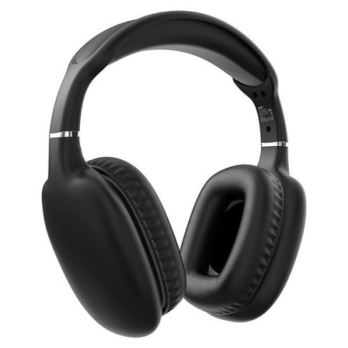 Snopy Fejhallgató Vezeték Nélküli - SN-BT43 Black (Bluetooth/AUX hang.szab., mikrofon, fekete)