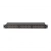 Lanberg Patch panel 48 port 1U 19" CAT.6 FTP, árnyékolt, fekete