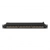 Lanberg Patch panel 24 port 1U 19" CAT.7 FTP, fekete