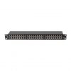 Lanberg Patch panel 48 port 1U 19" CAT.6a FTP, árnyékolt, fekete