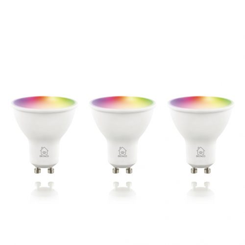 Deltaco SMART HOME SH-LGU10RGB-3P RGB, spot, 3db/csomag Izzó