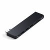 Satechi PRO HUB SLIM (1xUSB4,1xHDMI,2xUSB-A,SD/MicroSD,UHS-I up to 104MB/s, SD/SDHC/SDXC up to 2TB,1xUSB-C) - Midnight Black