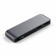 Satechi USB-C Mobile Pro HUB SD (1x USB-C PD,1x 4K HDMI,1x USB 3.0, MicroSD, 3.5mm audio) - Grey