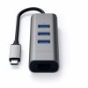 Satechi Aluminium Type-C Hub (3x USB 3.0,Ethernet) - Space Grey