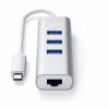 Satechi Aluminium Type-C Hub (3x USB 3.0,Ethernet) - Silver