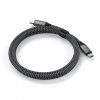 Satechi USB-C to USB-C 100W Braided Charging 2m Cable - szürke