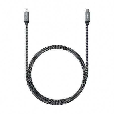 Satechi USB4 C-To-C Braided Cable 40 Gbps 80cm - szürke
