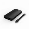 Satechi USB-C On-the-go Multiport adapter (1xHDMI, 1xVGA, 1x USB-C PD, 1xGigabit Ethernet, 2x USB-A, 1xUSB-C, Micro/SD) - Black