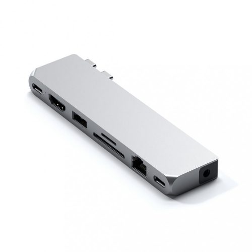 Satechi Pro Hub Max (1xUSB4,1x HDMI 4K 60Hz,1xUSB-A3.0,1x micro/SD,1xEthernet,1xUSB-C,1xAudio) - Silver