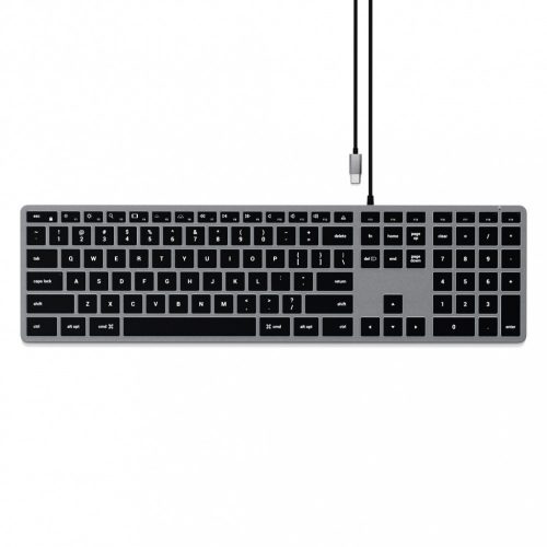 Satechi Slim W3 USB-C BACKLIT Wired Keyboard - US - Space Grey