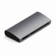 Satechi Aluminium Thunderbolt 4 Dock (1xT4 P 96W,3x T4 40Gbps 15W,Ethernet,3xUSB-A 3.2 10 Gbps,1xUSB-A 2.0 charging,SDcard,3.5mm audio) EU version - Space Grey