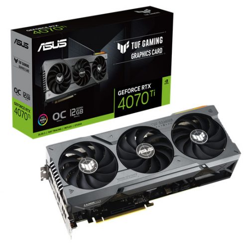 VGA ASUS NVIDIA RTX 4070 Ti 12GB GDDR6 - TUF-RTX4070TI-O12G-GAMING