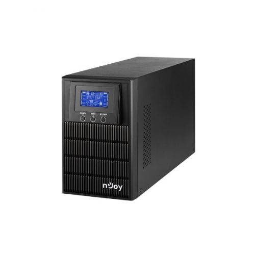 NJOY Szünetmentes  1000VA - Aten Pro 1000 (3 Schuko, USB/RS-232, On-line, szinuszhullám, generátor támogatás, Eco mód)