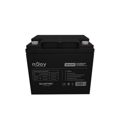 NJOY akkumulátor - GE4012FF (12V/40Ah, T6, zárt, gondozás mentes, GEL)