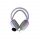 White Shark GH-2342-W FIREFLY gamer fejhallgató mikrofonnal - fehér