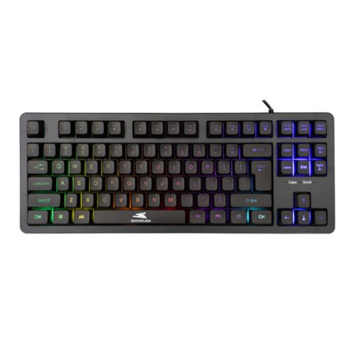 Baracuda BGK-01114B KRILL vezetékes membrán gamer billentyűzet - fekete - US