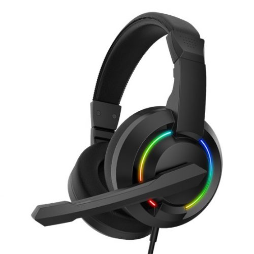 Baracuda BGH-021 HYDRA gamer fejhallgató mikrofonnal - RGB - fekete