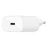 Belkin BOOST CHARGE 25w USB-C PD PPS Single Wall Charger w/ 1m C- C Cable - White