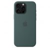 Apple iPhone 16 Pro Max Silicone Case with MagSafe - Lake Green (Seasonal)