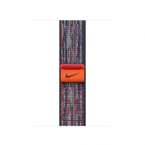 Apple Watch 40mm Nike Sport Loop:  Blue/Red Nike Sport Loop