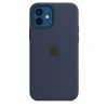 Apple iPhone 12/12 Pro Silicone Case with MagSafe - Deep Navy