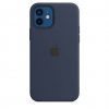 Apple iPhone 12/12 Pro Silicone Case with MagSafe - Deep Navy