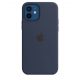 Apple iPhone 12/12 Pro Silicone Case with MagSafe - Deep Navy