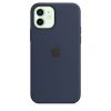 Apple iPhone 12/12 Pro Silicone Case with MagSafe - Deep Navy