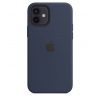 Apple iPhone 12/12 Pro Silicone Case with MagSafe - Deep Navy