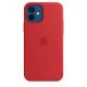 Apple iPhone 12/12 Pro Silicone Case with MagSafe - (PRODUCT)RED