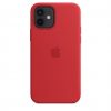 Apple iPhone 12/12 Pro Silicone Case with MagSafe - (PRODUCT)RED