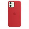 Apple iPhone 12/12 Pro Silicone Case with MagSafe - (PRODUCT)RED