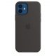 Apple iPhone 12/12 Pro Silicone Case with MagSafe - Black