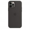 Apple iPhone 12/12 Pro Silicone Case with MagSafe - Black