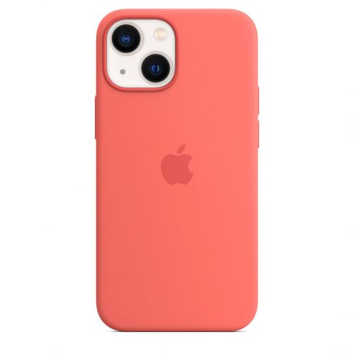 Apple iPhone 13 mini Silicone Case with MagSafe - Pink Pomelo  (Seasonal Fall 2021)