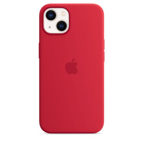 Apple iPhone 13 Silicone Case with MagSafe - (PRODUCT)RED