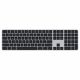 Apple Magic Keyboard (2022) w Touch ID and Numeric Keypad - Black Keys - Hungarian