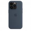 Apple iPhone 14 Pro Silicone Case with MagSafe - Storm Blue