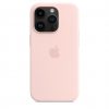 Apple iPhone 14 Pro Silicone Case with MagSafe - Chalk Pink