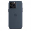 Apple iPhone 14 Pro Max Silicone Case with MagSafe - Storm Blue