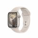 Apple Watch S9 GPS 41mm Starlight Alu Case w Starlight Sport Band - M/L